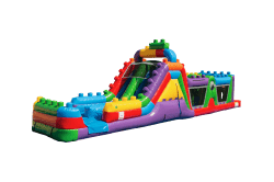 47 Foot Mega Blocks Obstacle Course